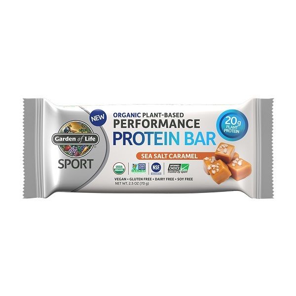 Garden of Life Proteinová tyčinka SPORT Organic Plant-Based Performance - karamel s mořskou solí 70 g