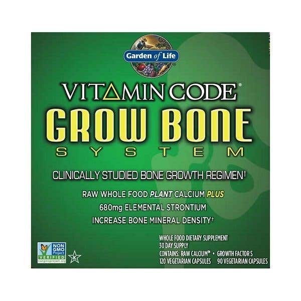 Garden of Life Vitamin Code Grow Bone System - pro růst kostí 120 kapslí