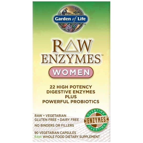 Garden of Life RAW enzymy Women Digestive Health - pro ženy - zdravé trávení 90 kapslí