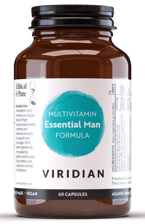 Viridian Essential Man Formula - Vitamínový a minerálový komplex pre mužov 60 kapsúl