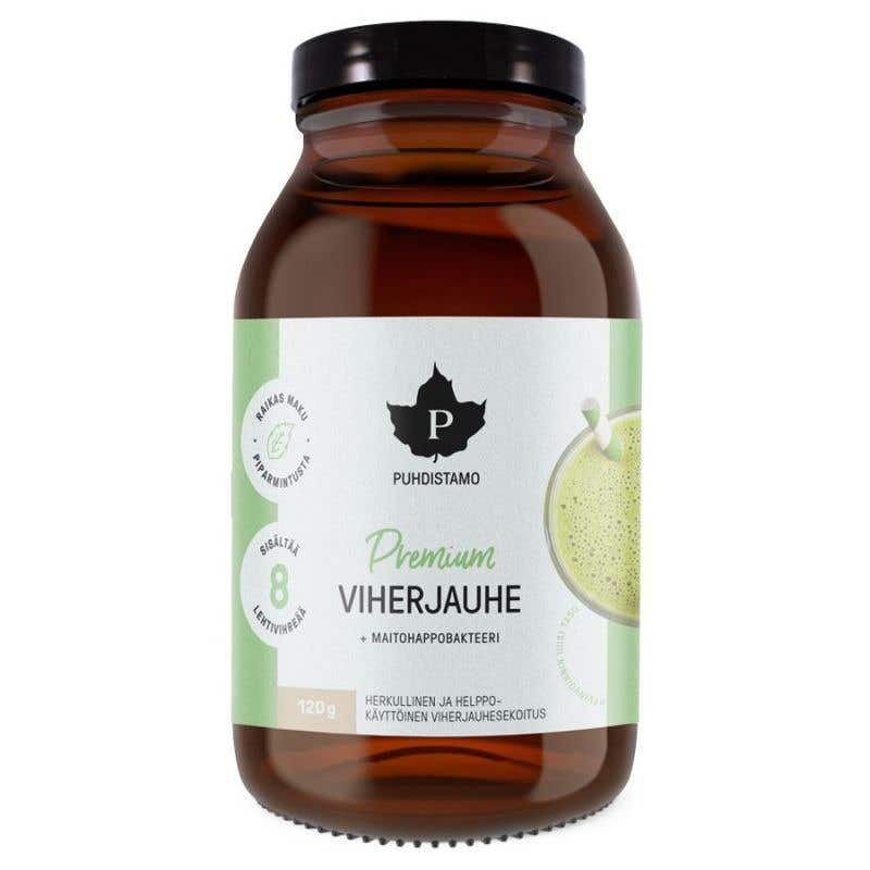 Puhdistamo Premium Green Powder - Očista organismu 120 g