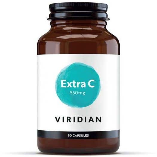Viridian Extra C 550mg 90 kapslí (Vitamín C 550mg)