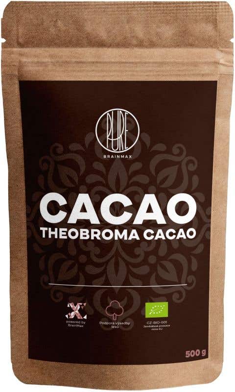 BrainMax Pure Cacao Kakao z Peru BIO 500 g