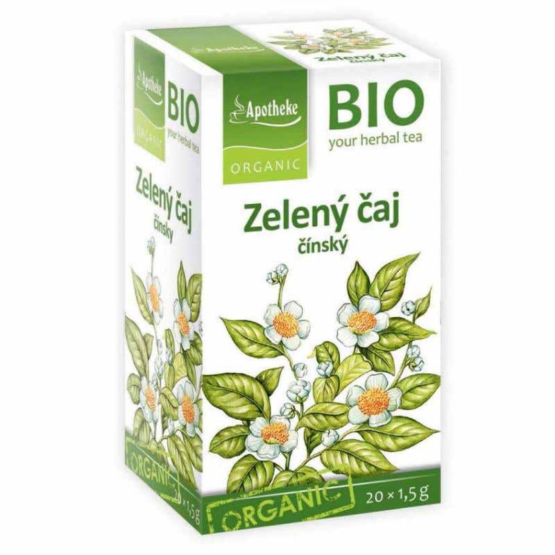 Apotheke BIO Zelený čaj 20 nálevových sáčků