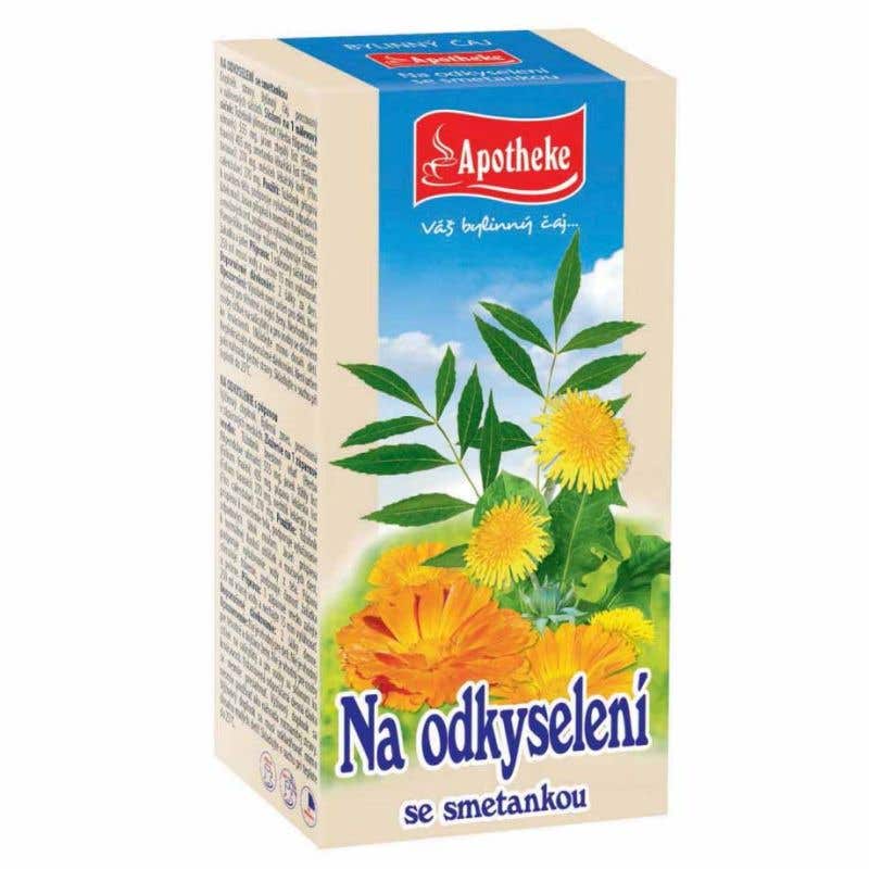 Apotheke Čaj na odkyselení se smetánkou 20 nálevových sáčků
