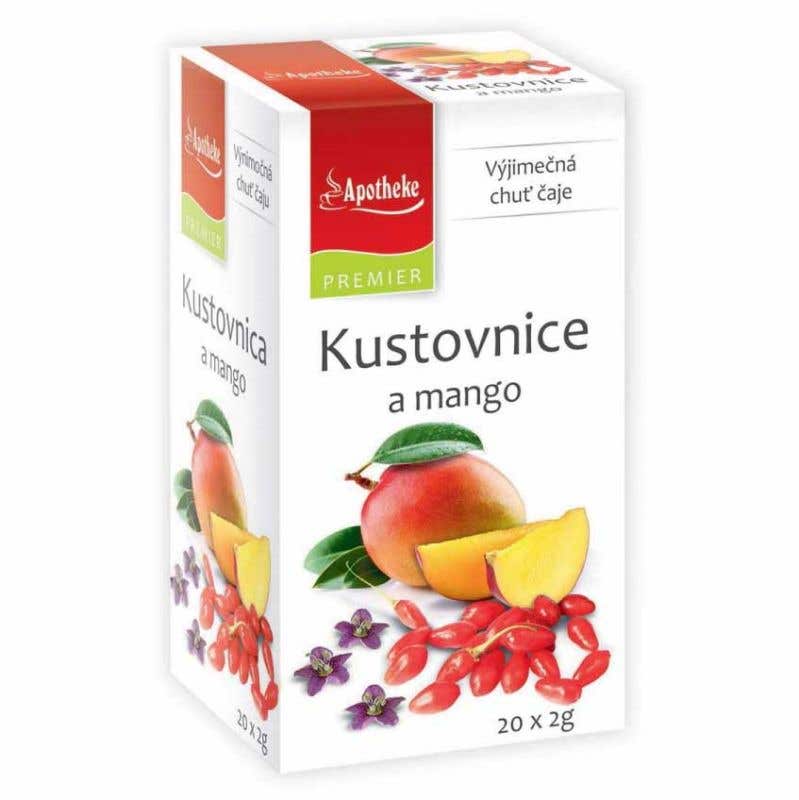 Apotheke Čaj Kustovnice a mango 20 nálevových sáčků