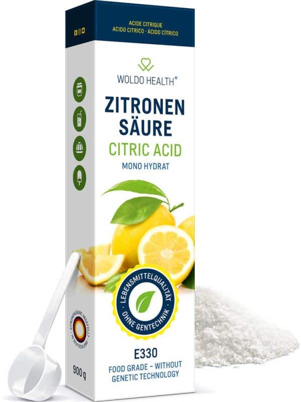 WoldoHealth Kyselina citrónová 900 g