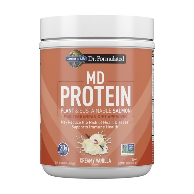 Garden of Life Dr. Formulated MD Protein Plant and Sustainable Salmon Vanilla 644 g