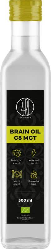 BrainMax Pure Brain MCT Oil C8 BIO 500 ml