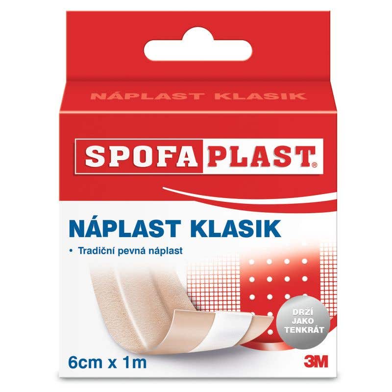 3M Spofaplast Klasik Textilní náplast 6 cm x 1 m