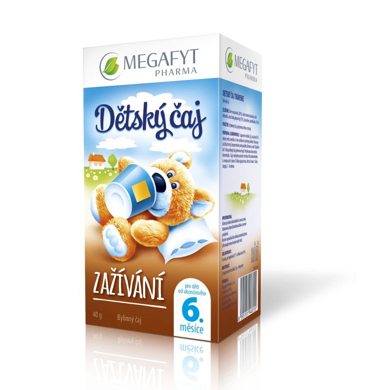 Megafyt Dětský čaj zažívání 20 nálevových sáčků