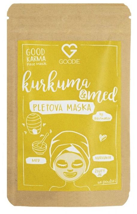 Goodie Kurkuma a med Face mask Obličejová maska 25 g