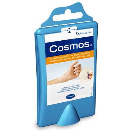 Cosmos Náplast na drobná poranění 65 x 90 mm 3 ks