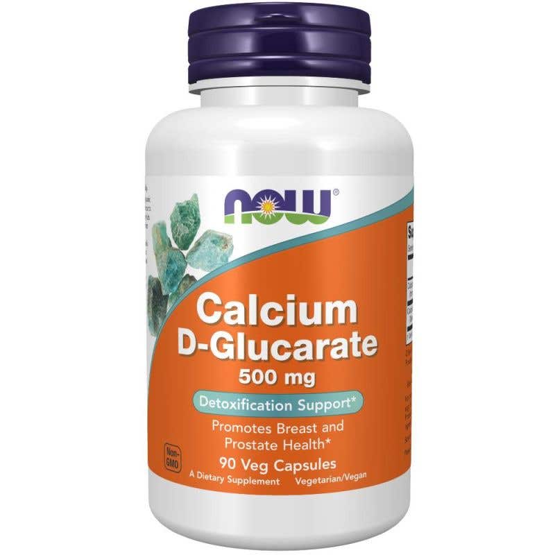 Now Foods D-glukarát vápenatý 500 mg 90 rostlinných kapslí