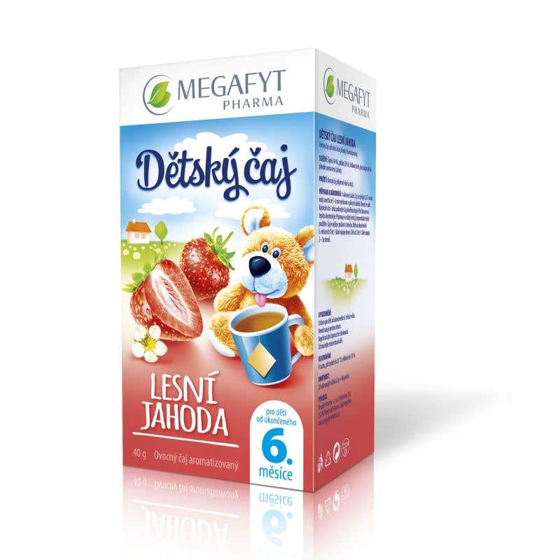Megafyt Dětský čaj lesní jahoda 20 nálevových sáčků