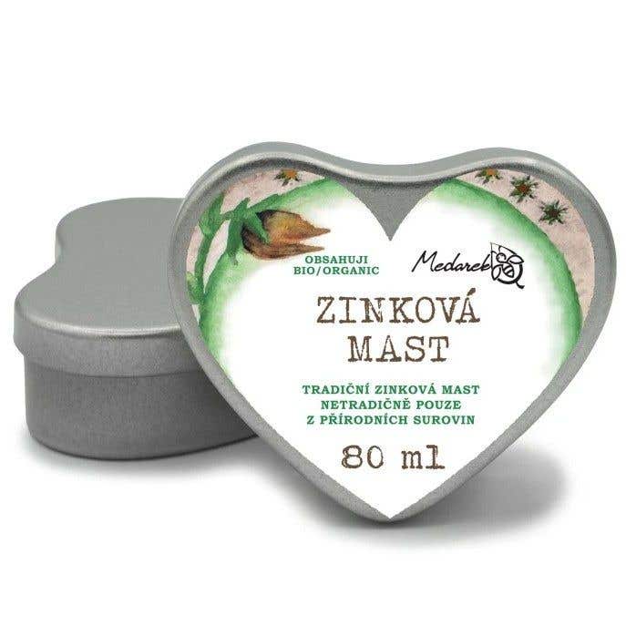 Medarek Zinková mast srdíčko BIO 80 ml