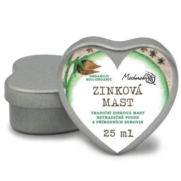 Medarek Zinková mast srdíčko BIO 25 ml