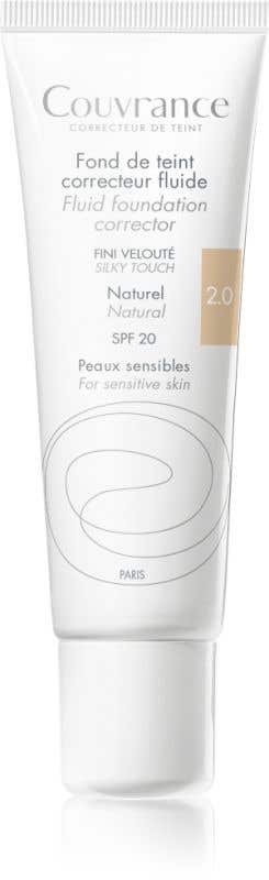 Avene Couvrance Tekutý make-up SPF 20 přirozený odstín (2.0) 30 ml