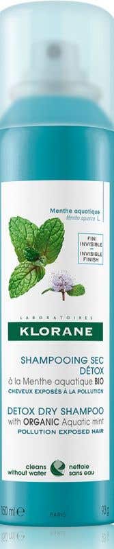 Klorane Detox suchý šampon s BIO mátou vodní 150 ml