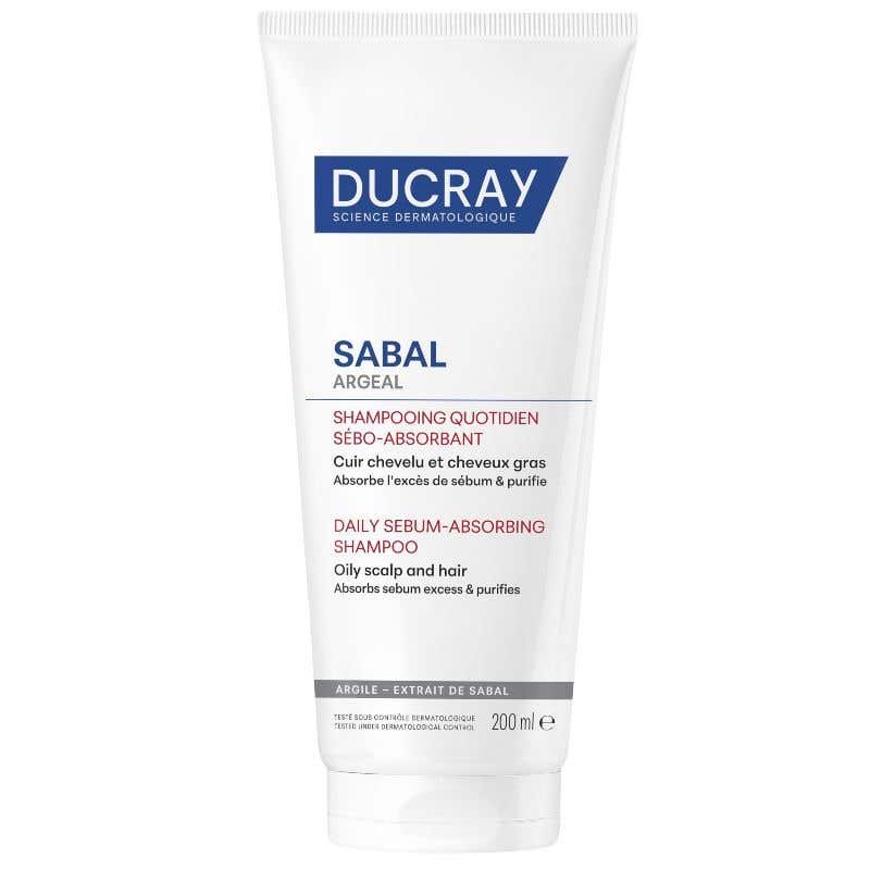 Ducray Sabal Argeal Šampon absorbující kožní maz pro každodenní použití 200 ml