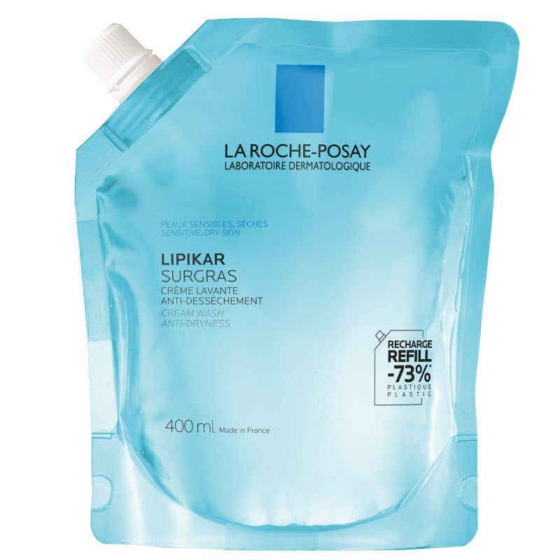 La Roche-Posay Lipikar Surgras Zvláčňující sprchový gel – náhradní náplň 400 ml