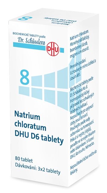 DHU Schüsslerovy soli - Natrium chloratum D6 80 tablet