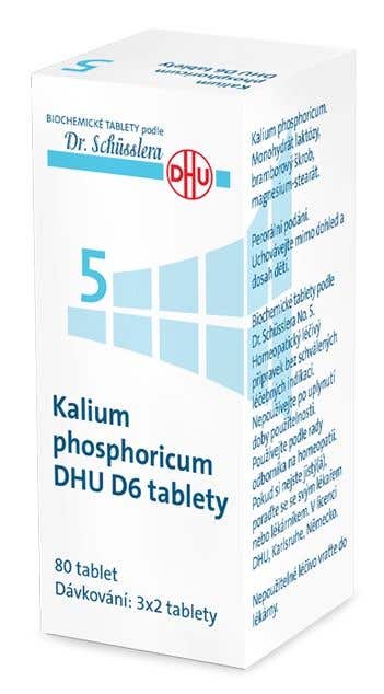 DHU Schüsslerovy soli Kalium phosphoricum D6 80 tablet