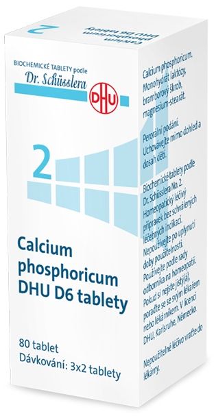DHU Schüsslerovy soli - Calcium phosphoricum D6 80 tablet