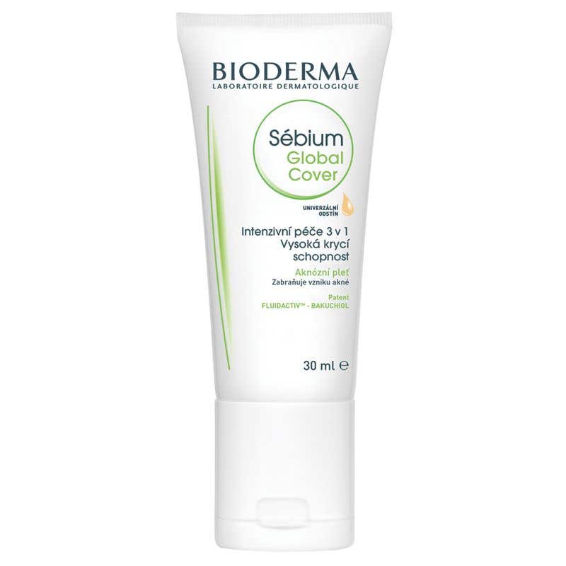 Bioderma Sébium Global Cover krém 30ml a korektor 2g na akné