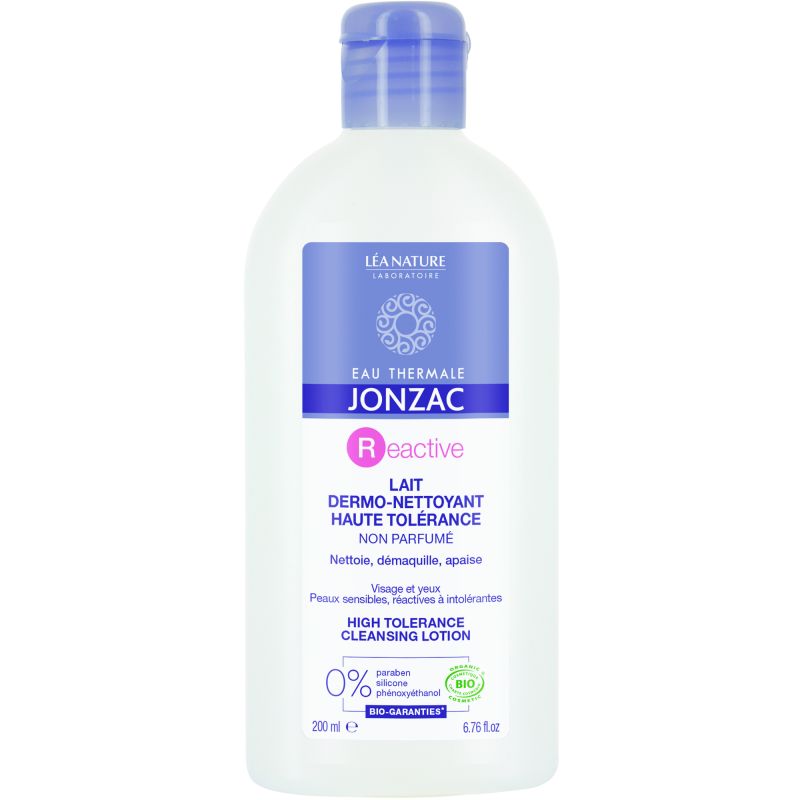 Eau Thermale Jonzac Reactive Odličovací mléko na intolerantní pleť a oči BIO 200 ml