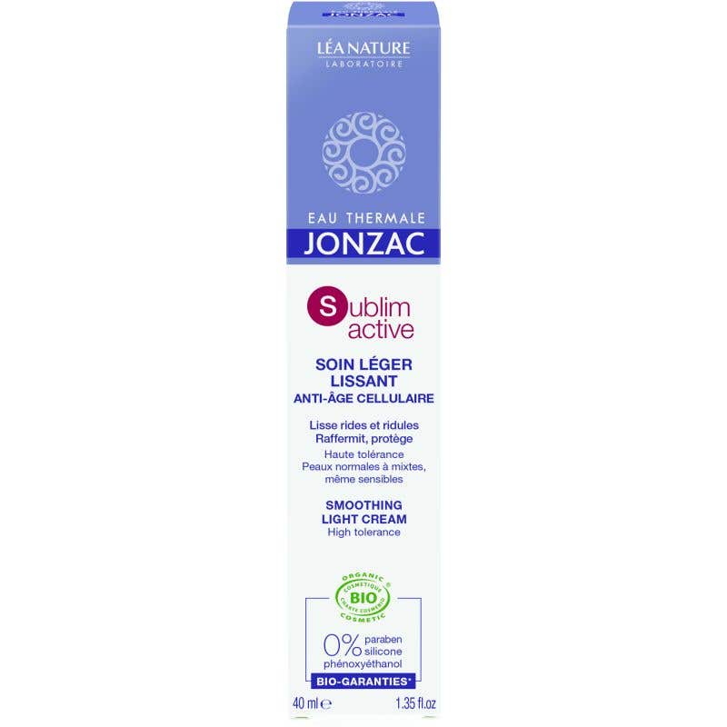 Eau Thermale Jonzac Sublimactive Lehký krém na vrásky BIO 40 ml