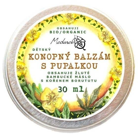 Medarek Dětský konopný balzám s pupalkou 30 ml