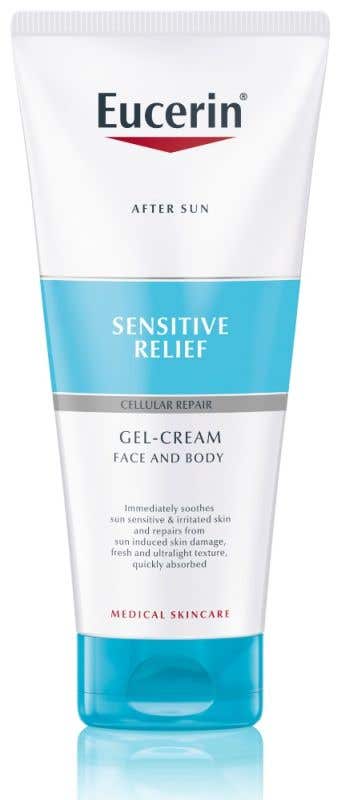 Eucerin Regenerační gelový krém po opalování Sensitive Relief 200ml