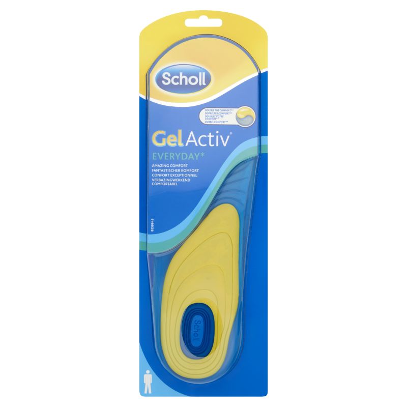 Scholl Gelové vložky do bot Everyday  Muži 1 pár
