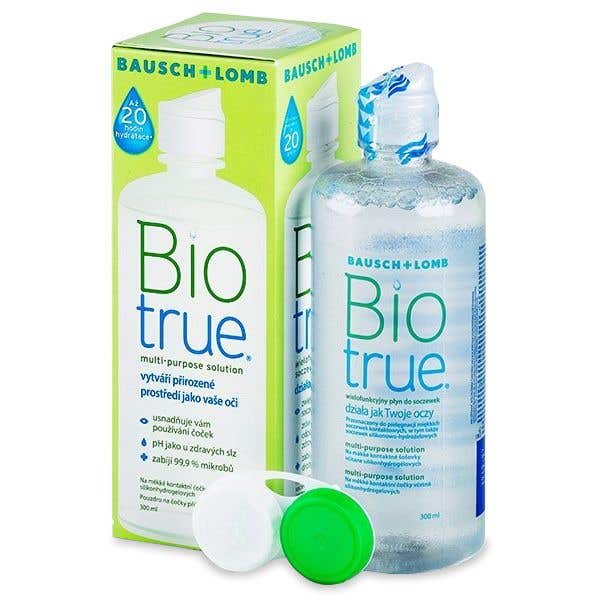 Biotrue roztok na kontaktní čočky s pouzdrem 300 ml 