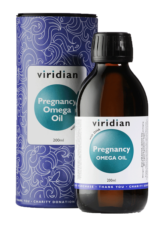 Viridian Pregnancy Omega Oil - Olej na podporu těhotných 200 ml