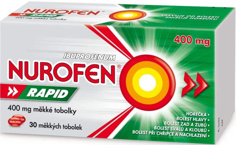 Nurofen Rapid 400 mg Capsules x 30 tobolek
