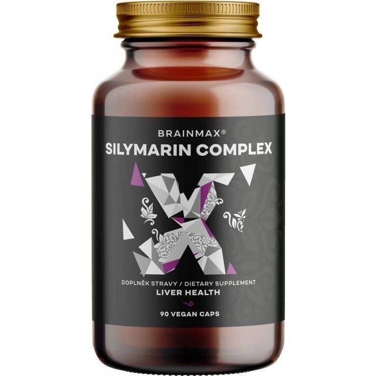 BrainMax Silymarin Complex – Ostropestřec mariánský extrakt 90 kapslí