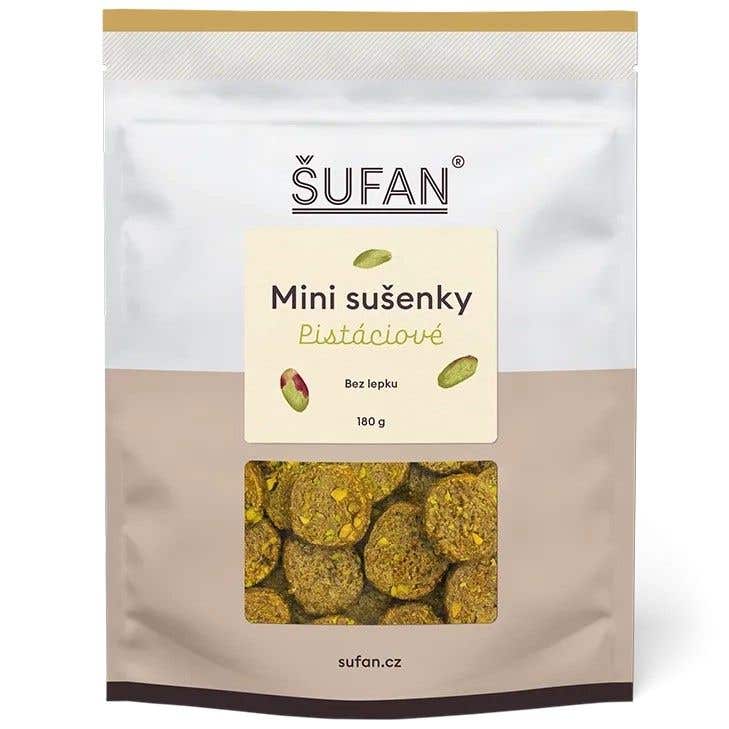 Šufan Mini sušenky – pistáciové 180 g