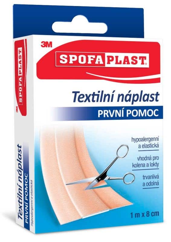3M Spofaplast 164 Textilní elastická náplast 8 cm x 1 m