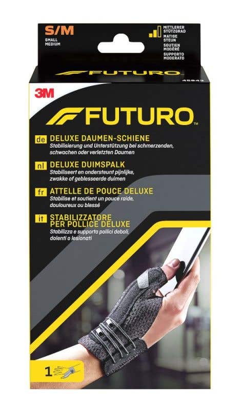 3M Futuro Bandáž na palec S-M čierna farba