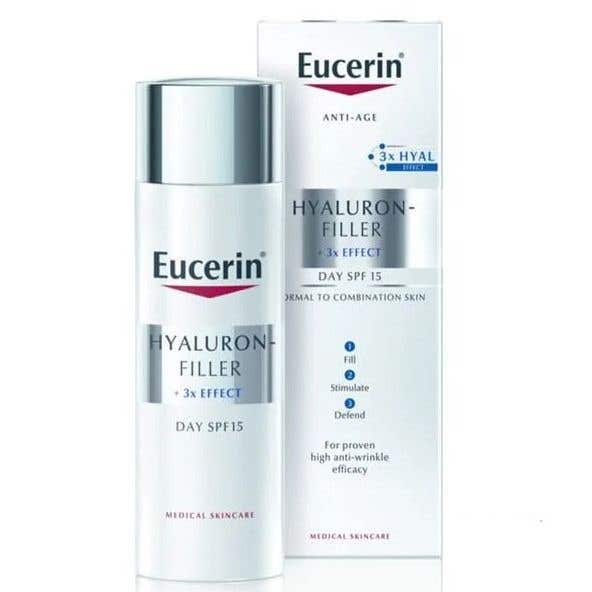 Eucerin Hyaluron-Filler Denný krém s 3x Effect a SPF15 50 ml