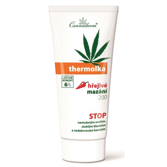 Cannaderm Thermolka hřejivé mazání 200ml