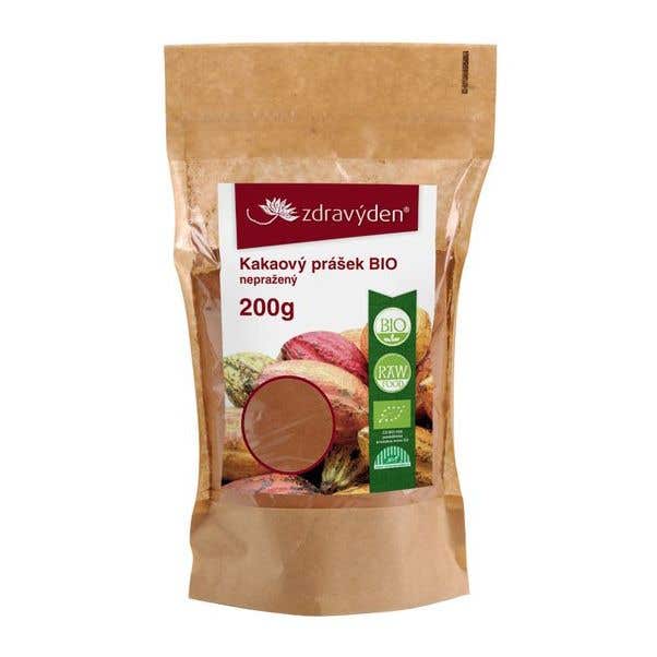 Zdravý den Kakaový prášek BIO nepražený 200g