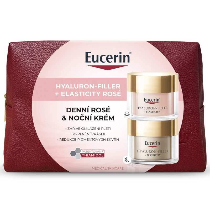 Eucerin Hyaluron-Filler + Elasticity Rosé Vianočné balenie 2025