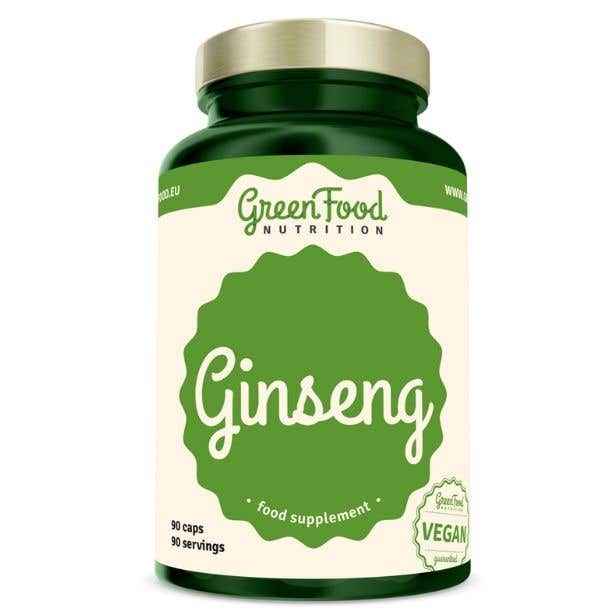 GreenFood Nutrition Ženšen 90 kapslí
