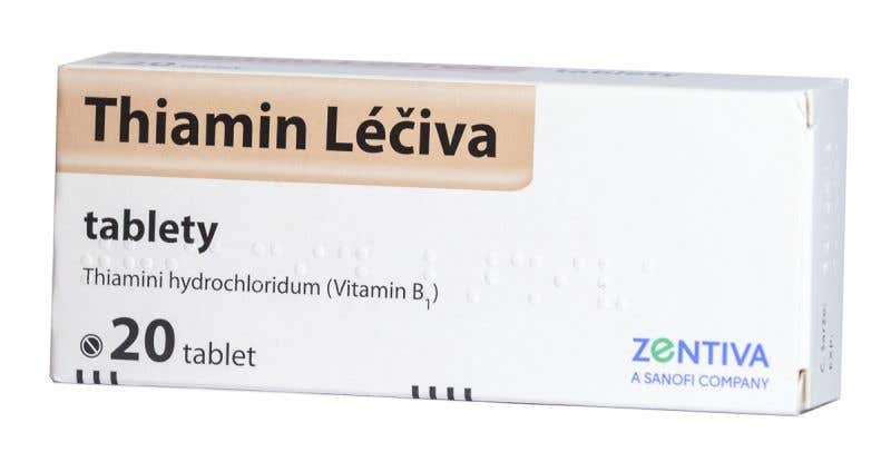 Thiamin Léčiva 50mg 20 tablet