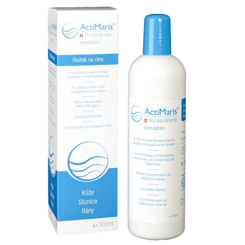 ActiMaris Sensitiv roztok na výplach a hojení ran 300 ml