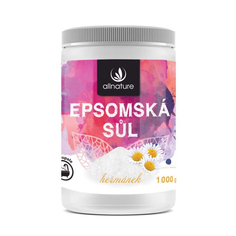 Allnature Epsomská soľ Harmanček 1000 g