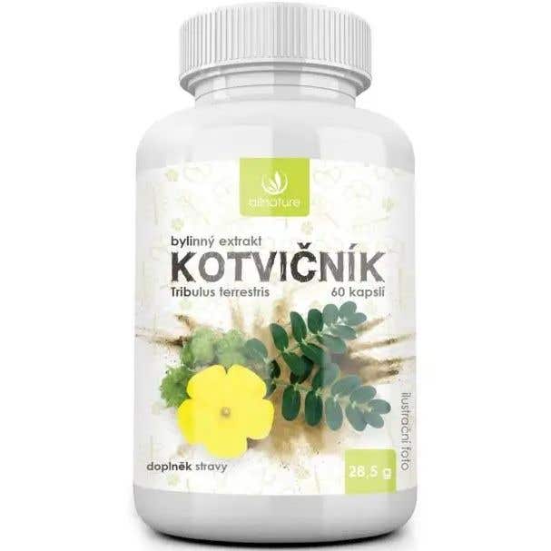 Allnature Kotvičník bylinný extrakt 60 kapslí